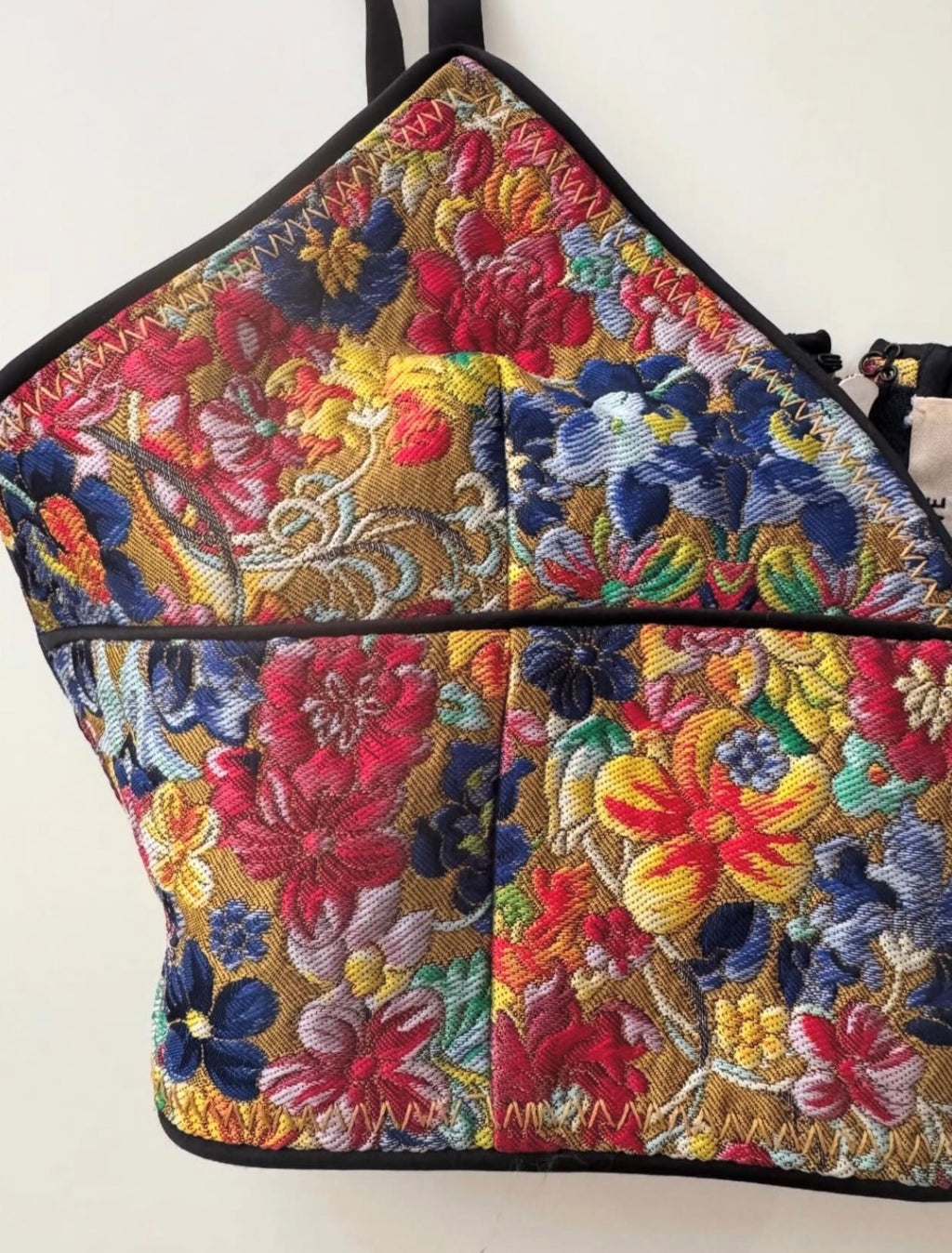 The Brocaded Floral Bra Top