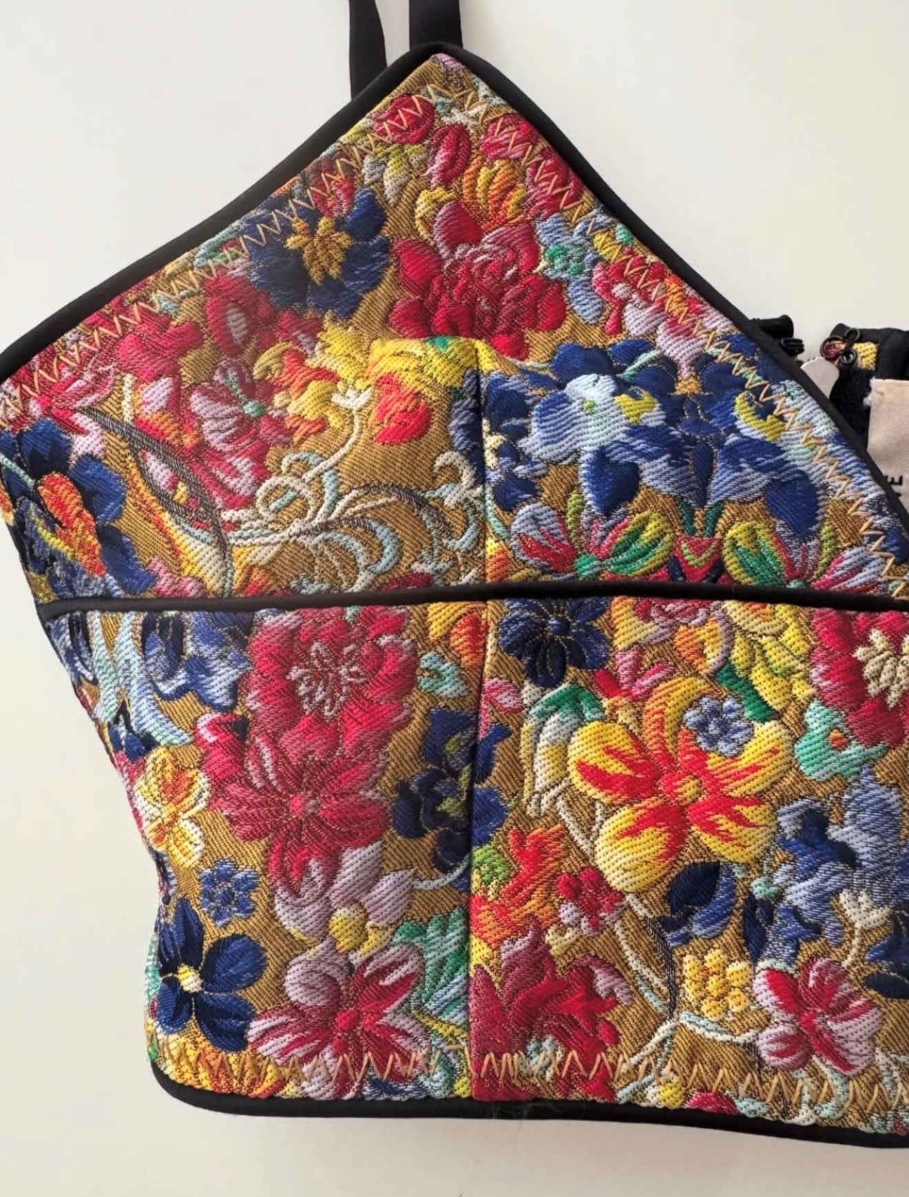 The Brocaded Floral Bra Top