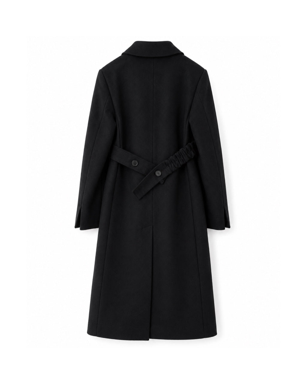 The Tuxedo Coat with Belted Detail