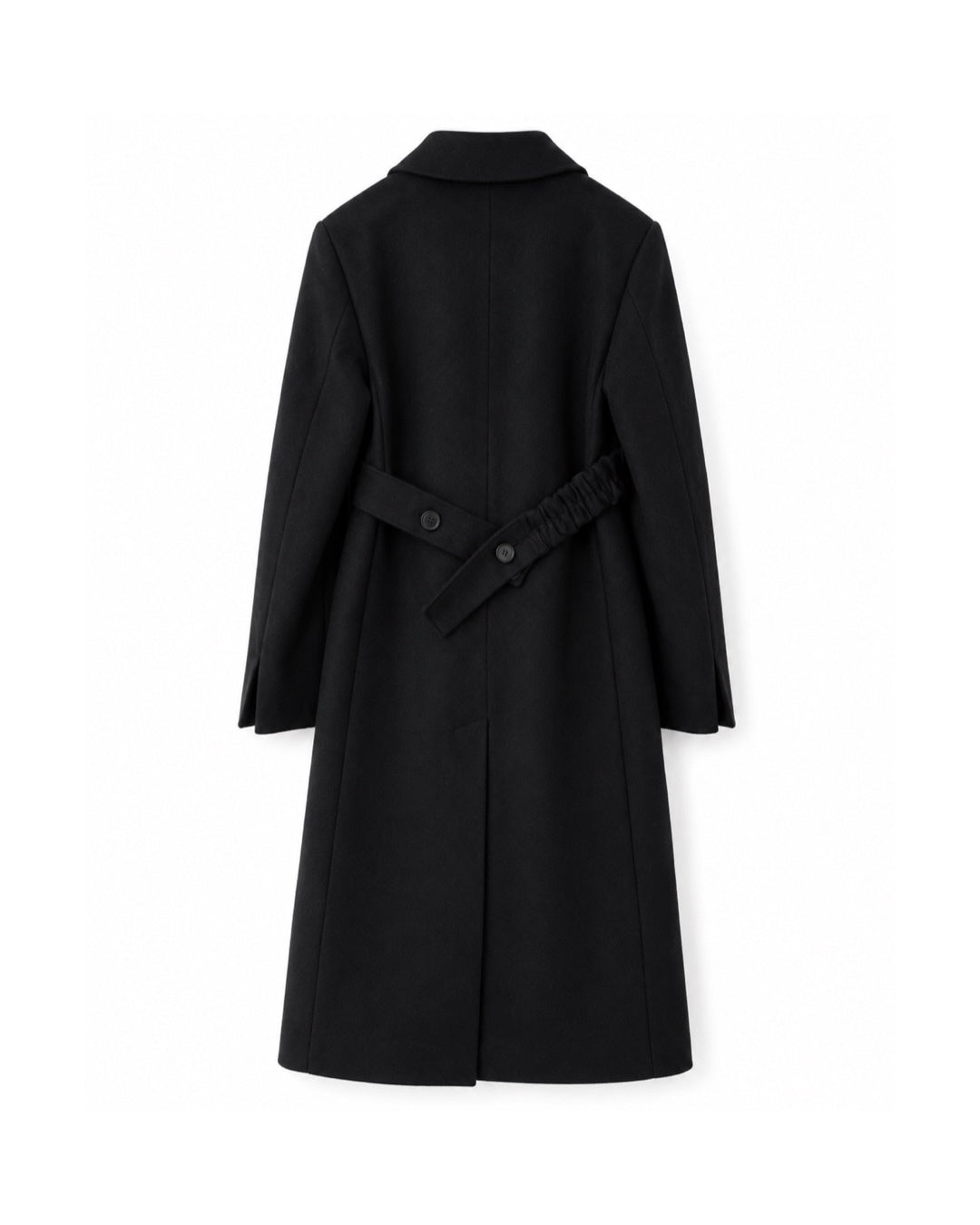 The Tuxedo Coat with Belted Detail