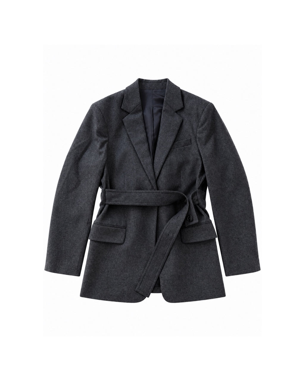 The Anthracite Belted Jacket