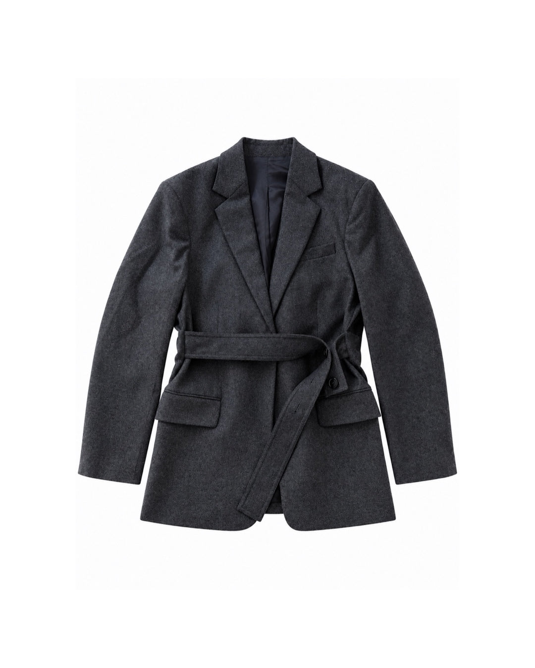The Anthracite Belted Jacket