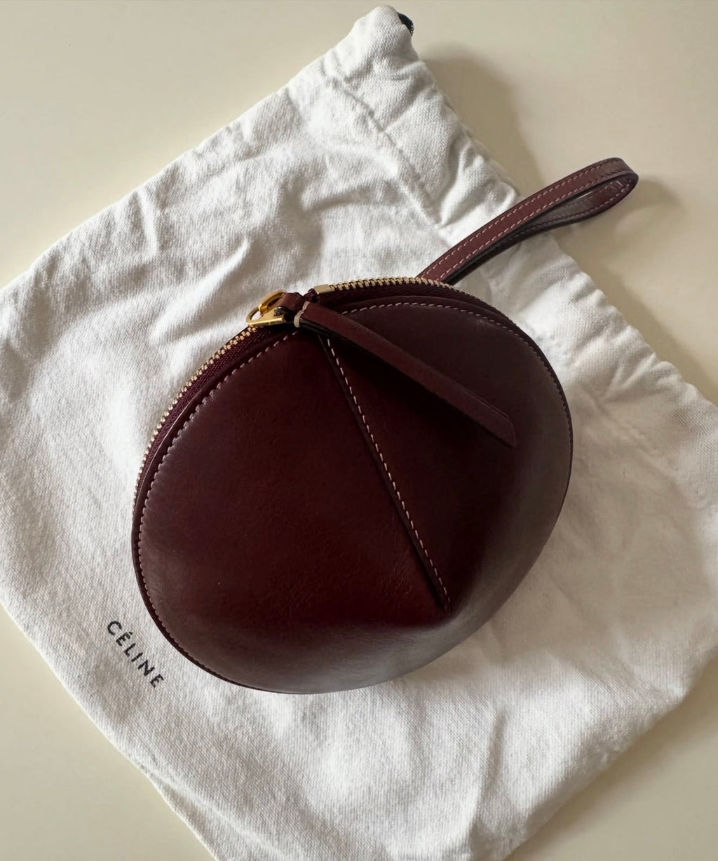The Wonderland Fox Print Silk Foulard Purse Clutch