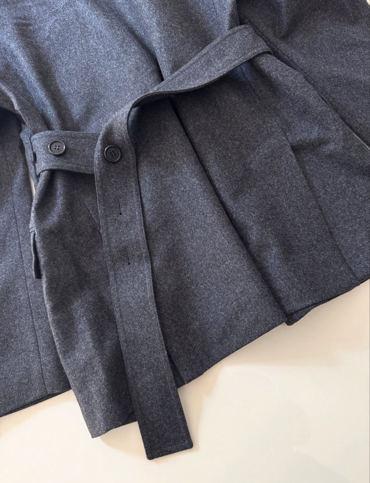 The Anthracite Belted Jacket
