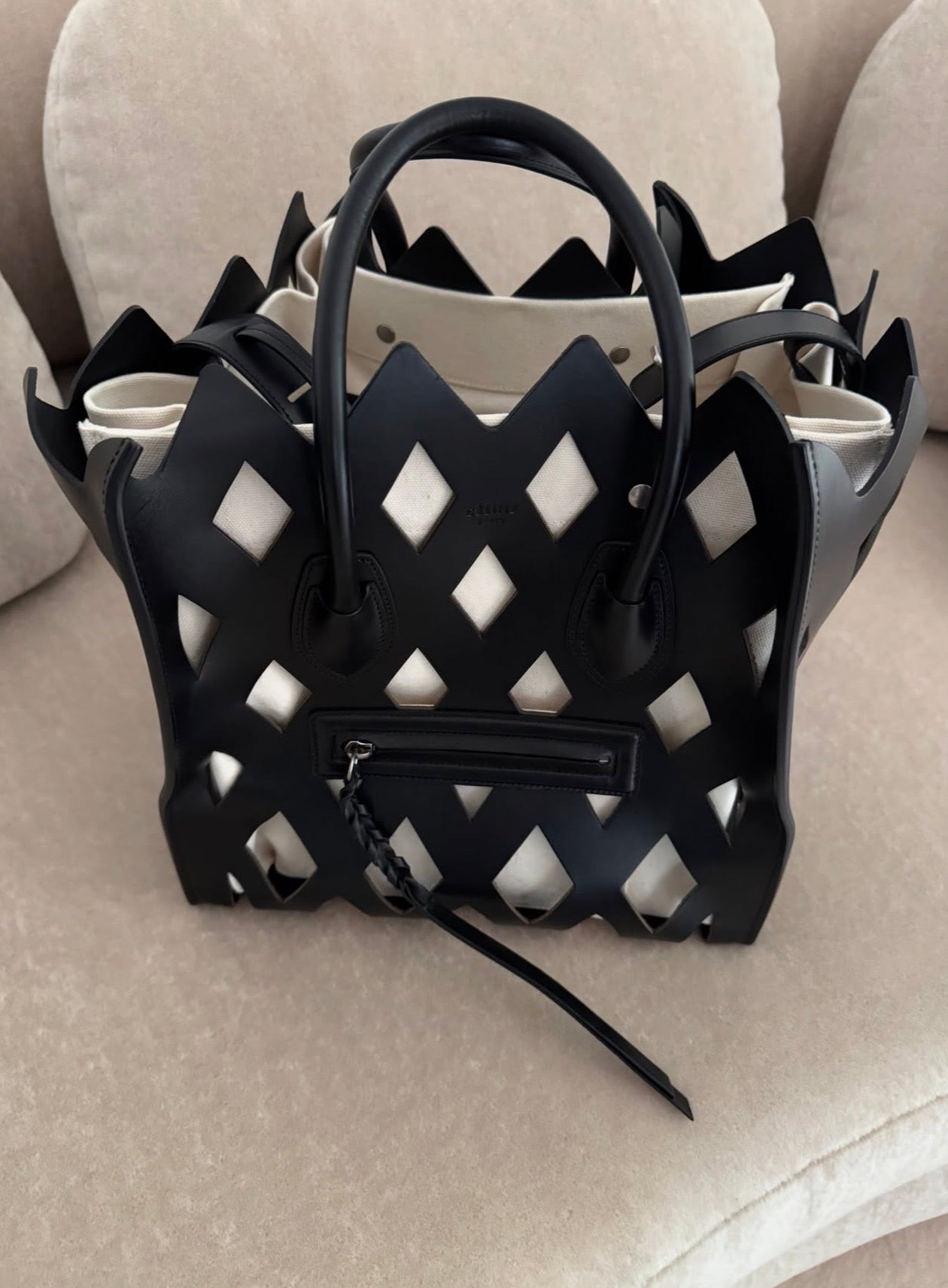 The Medium Cutout Phantom Luggage Tote