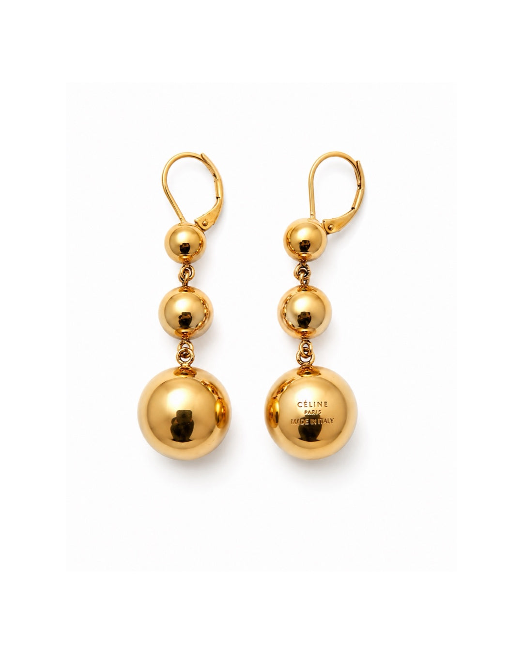 The Ad Campaign Gold Brass Earrings
