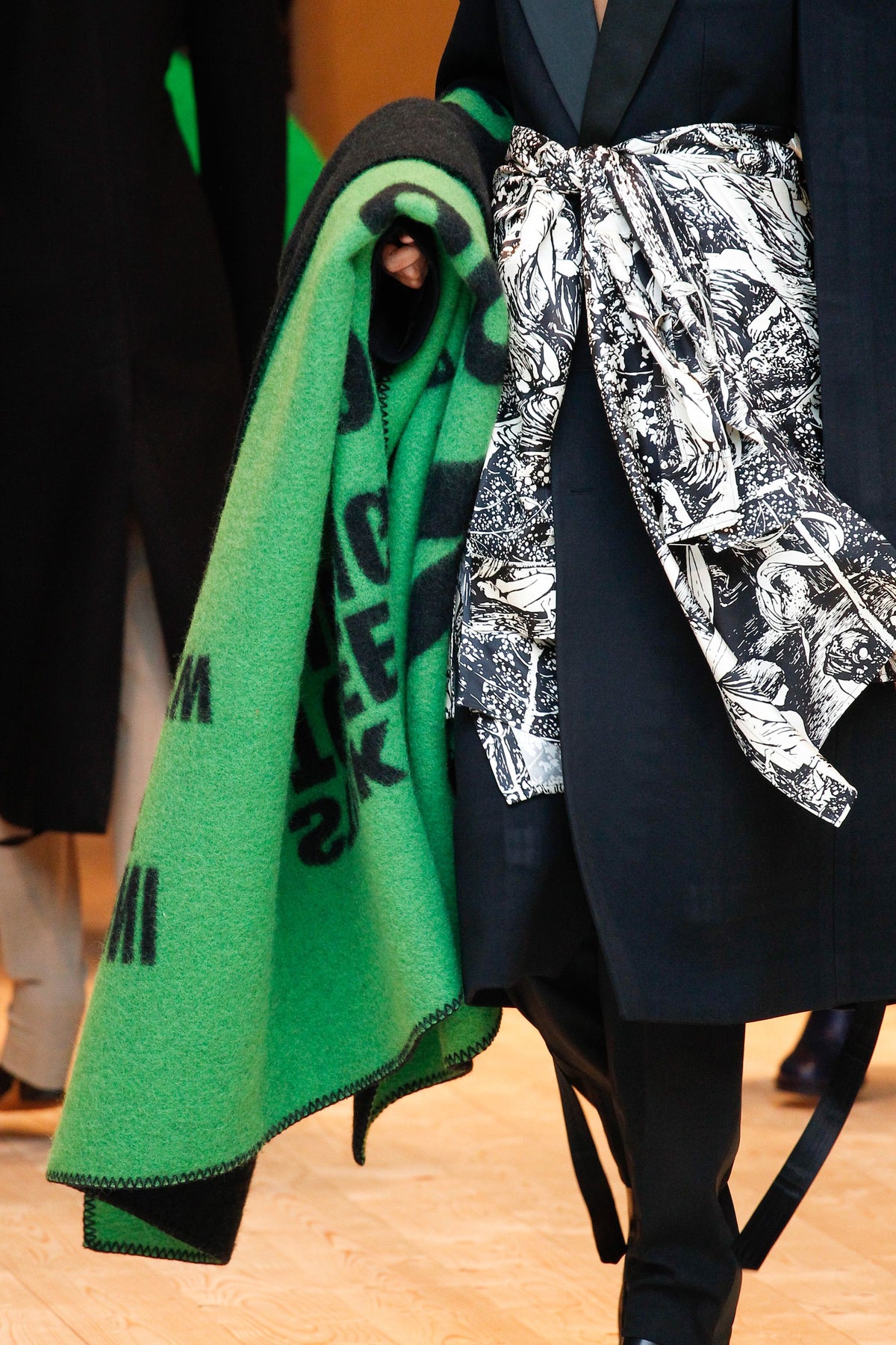 The Tuxedo Coat with Belted Detail