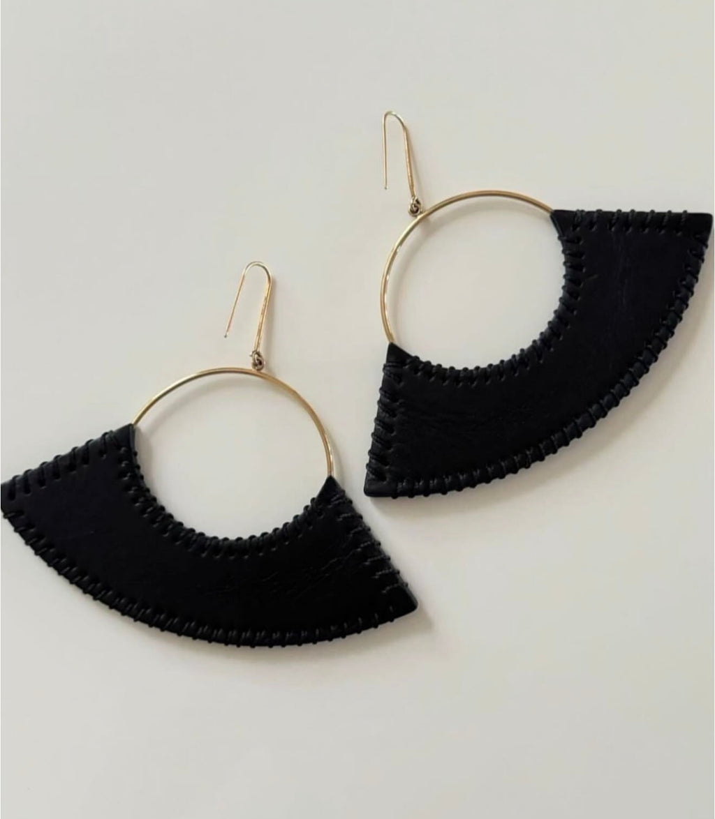 The Leather Swing Earrings
