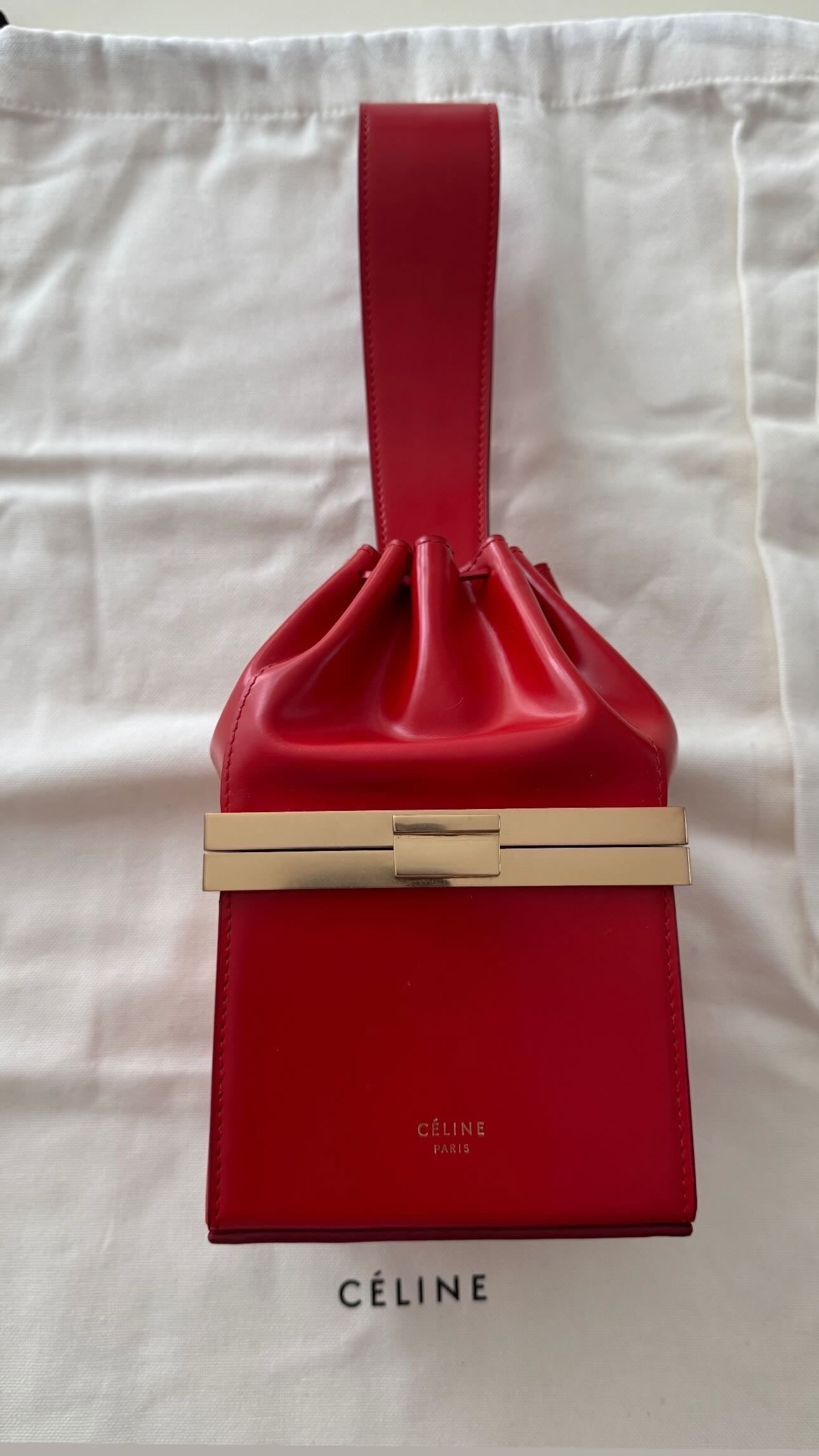 The Box Clasp Minaudiere Bag