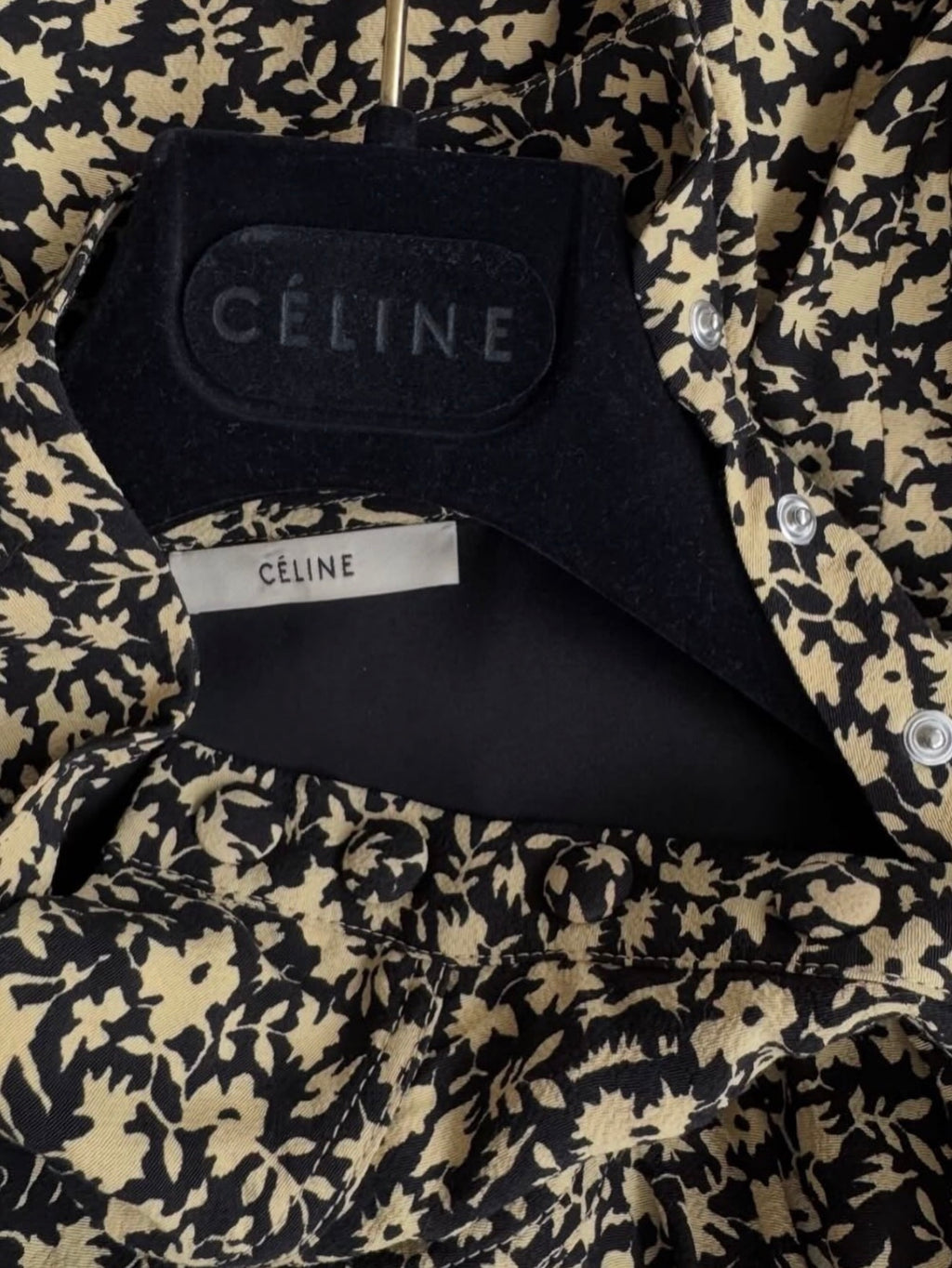 The Blouse in Flower Printed Viscose Crepe