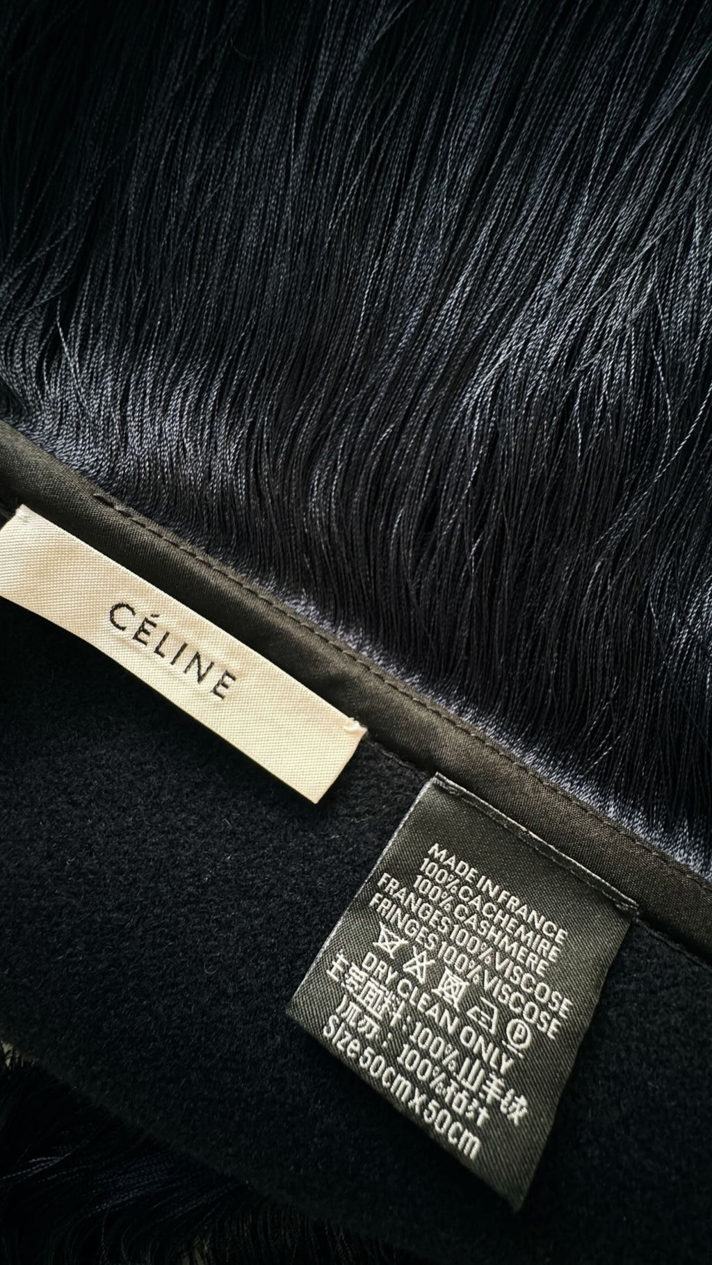 Cashmere Fringe Scarf