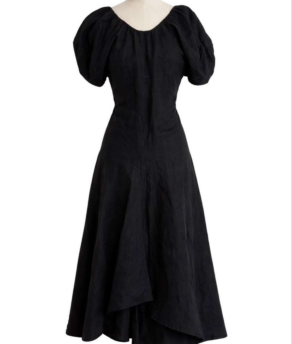 The Black Linen Dress