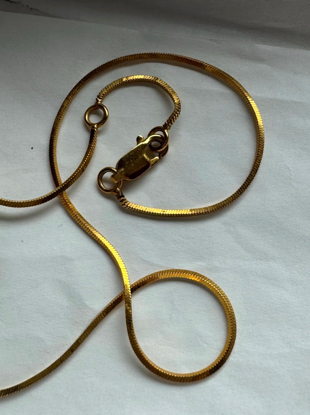 The Alphabet „S“ Brass Letter with Chain