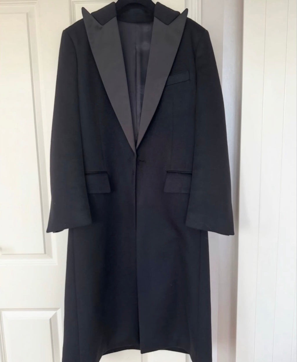 The Tuxedo Coat with Belted Detail