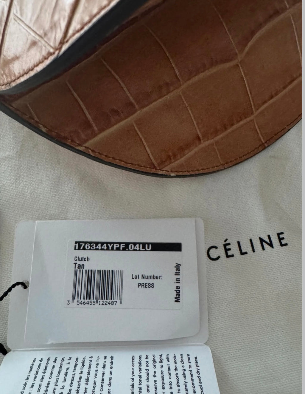 The Ad Campaign Curved Clutch