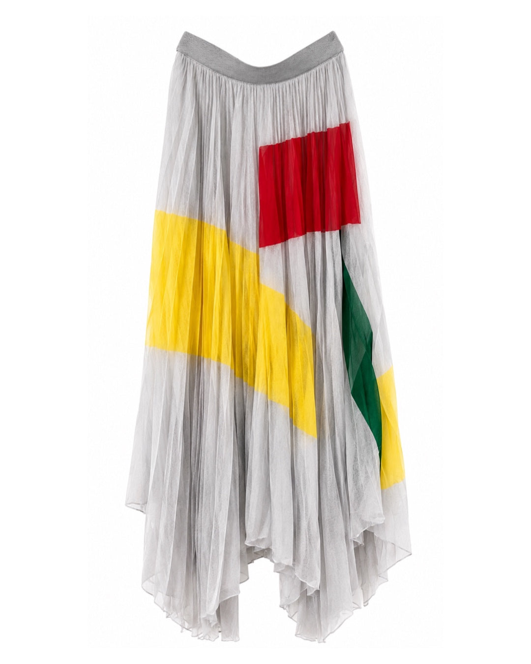 The Pleated Mesh Skirt