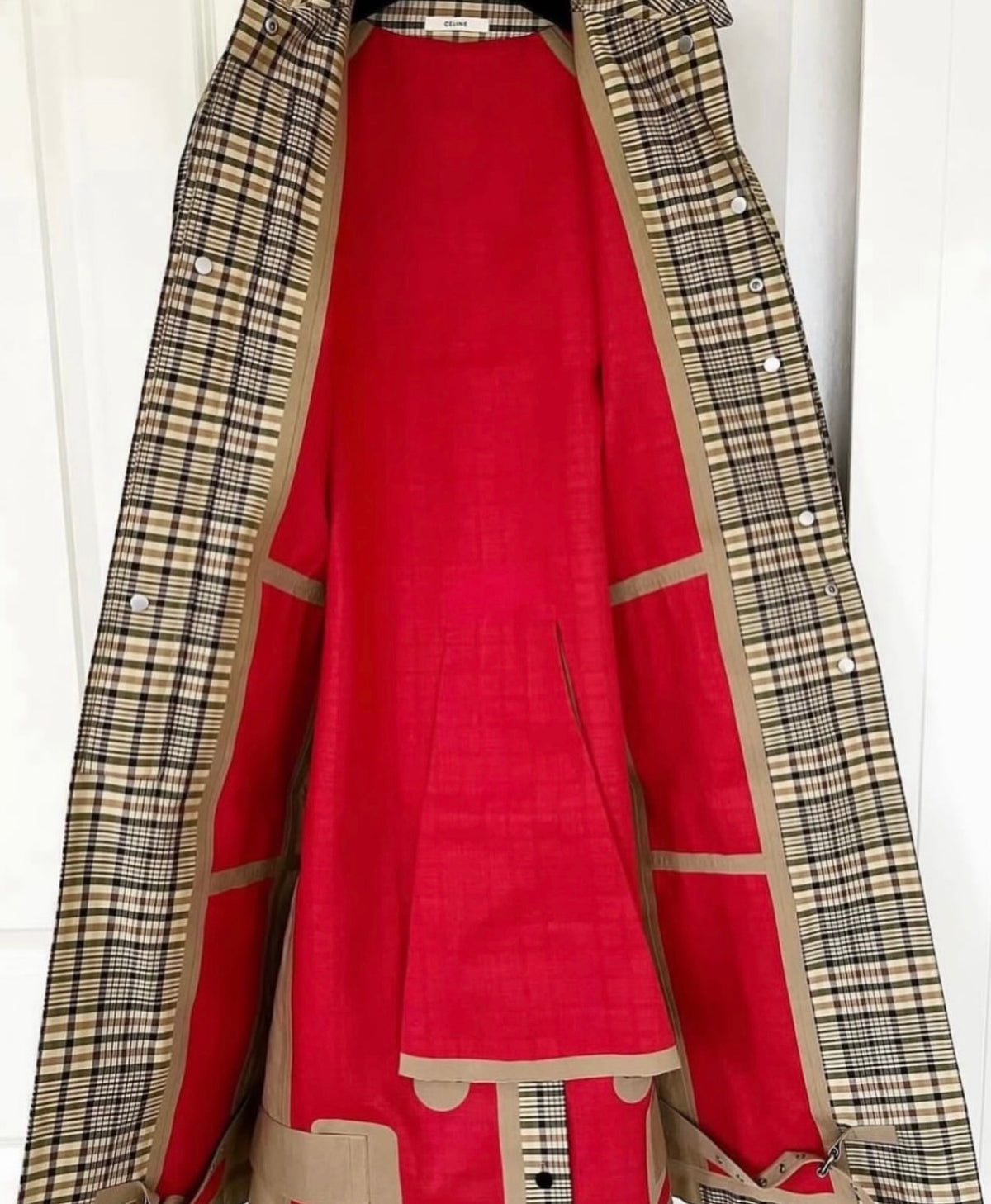 The Check Mackintosh Coat