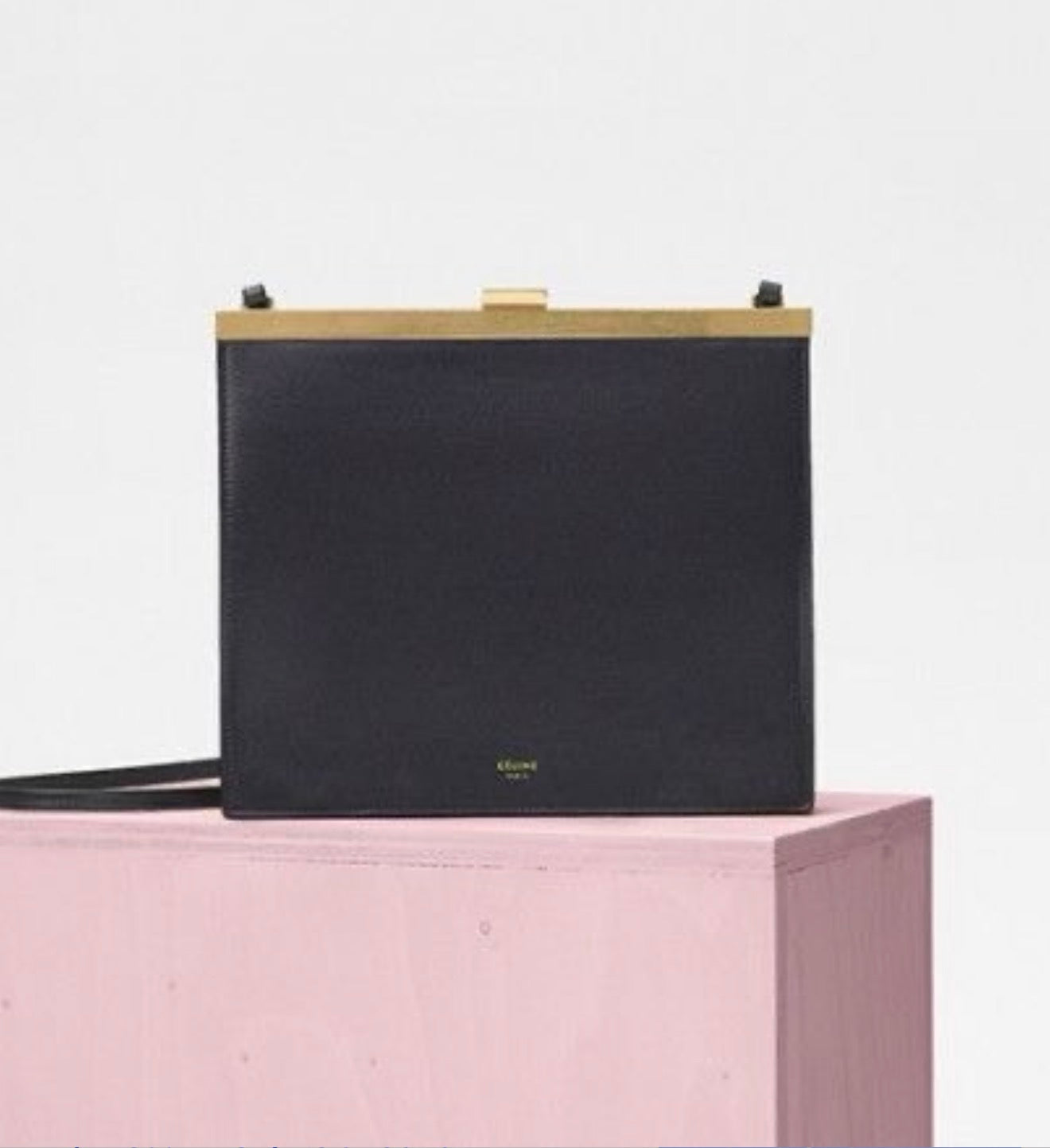 The Black Mini Clasp Bag
