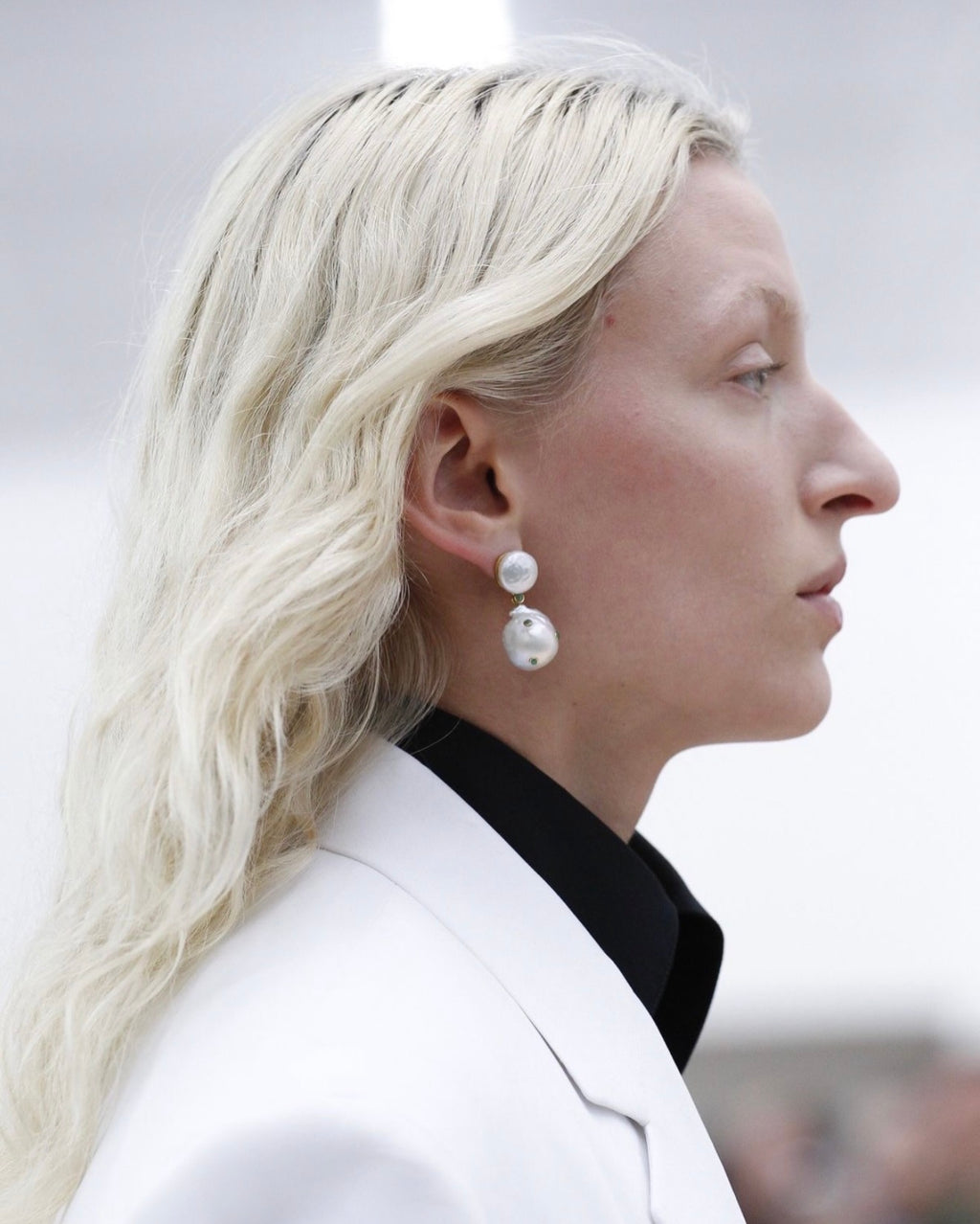 The Turquoise Baroque Pearl Earrings