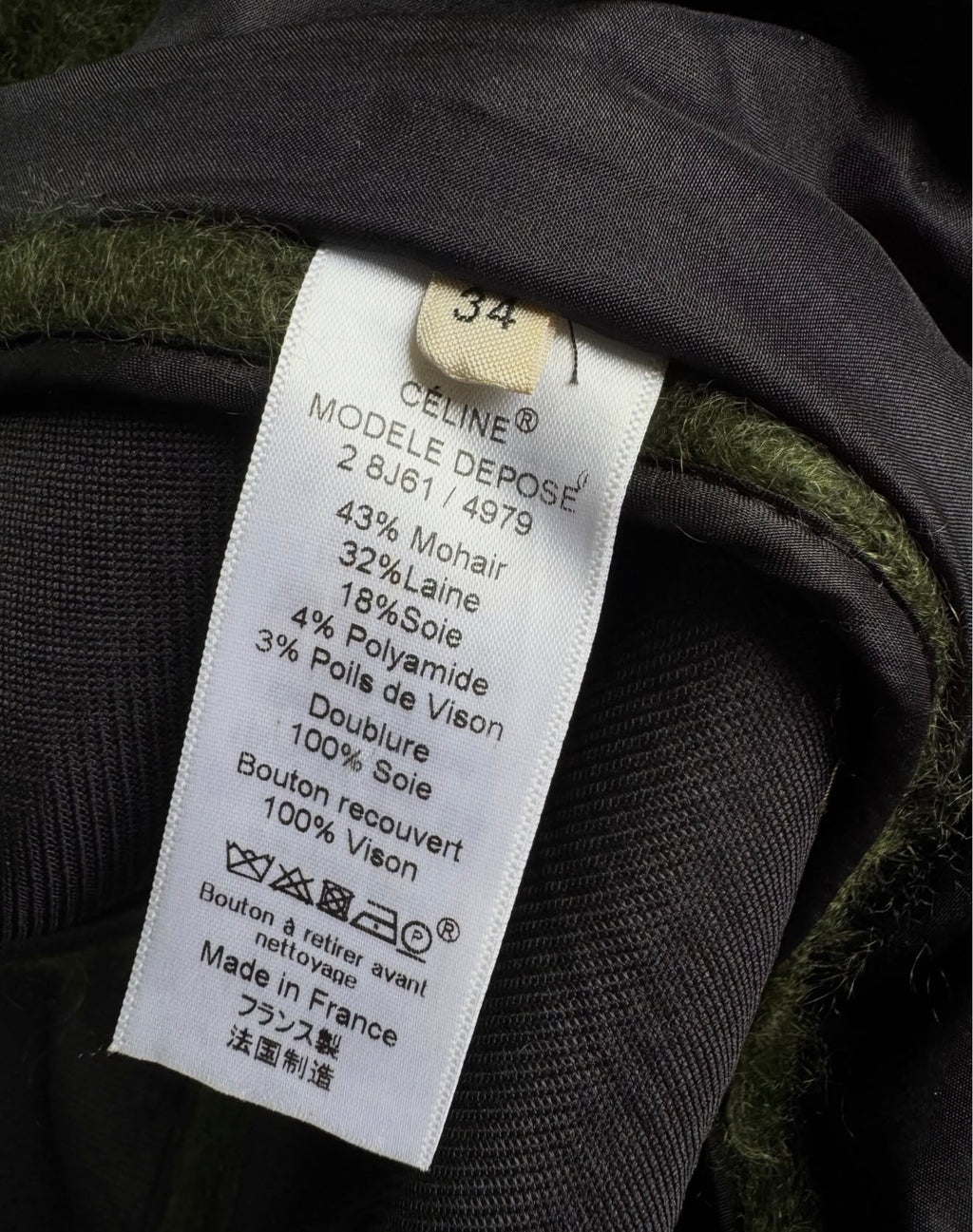 The Mink Detail Ad Campaign Coat