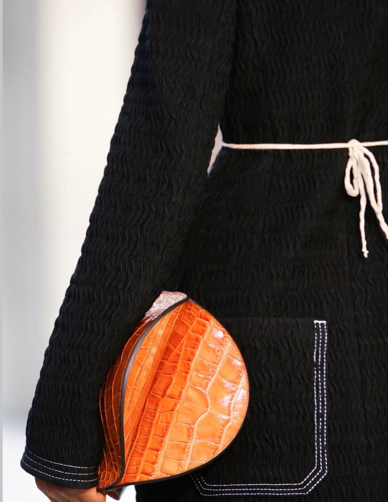The Ad Campaign Curved Clutch
