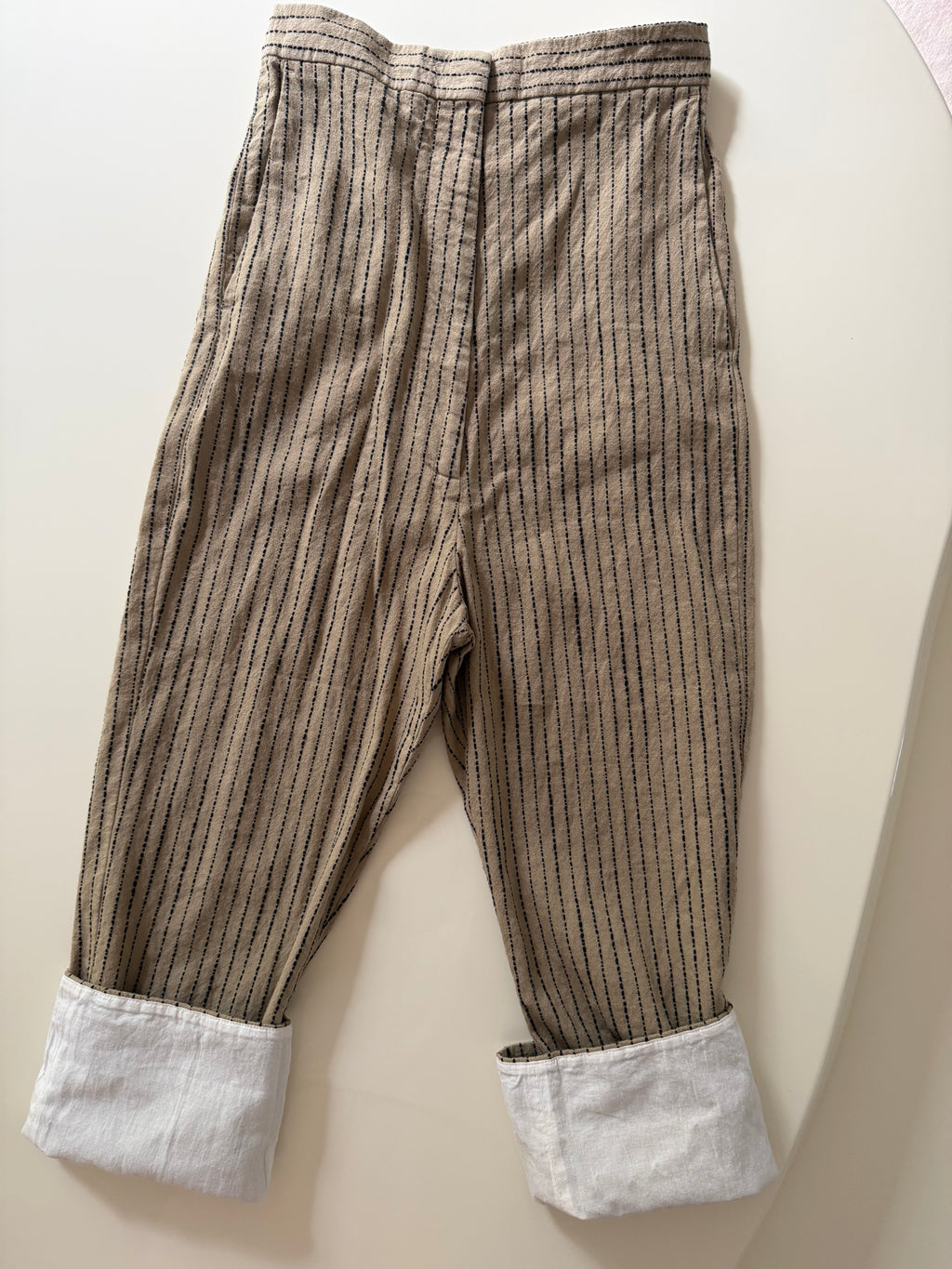 The Cropped Linen Pants