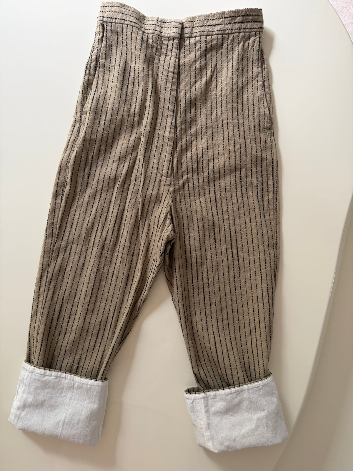 The Cropped Linen Pants