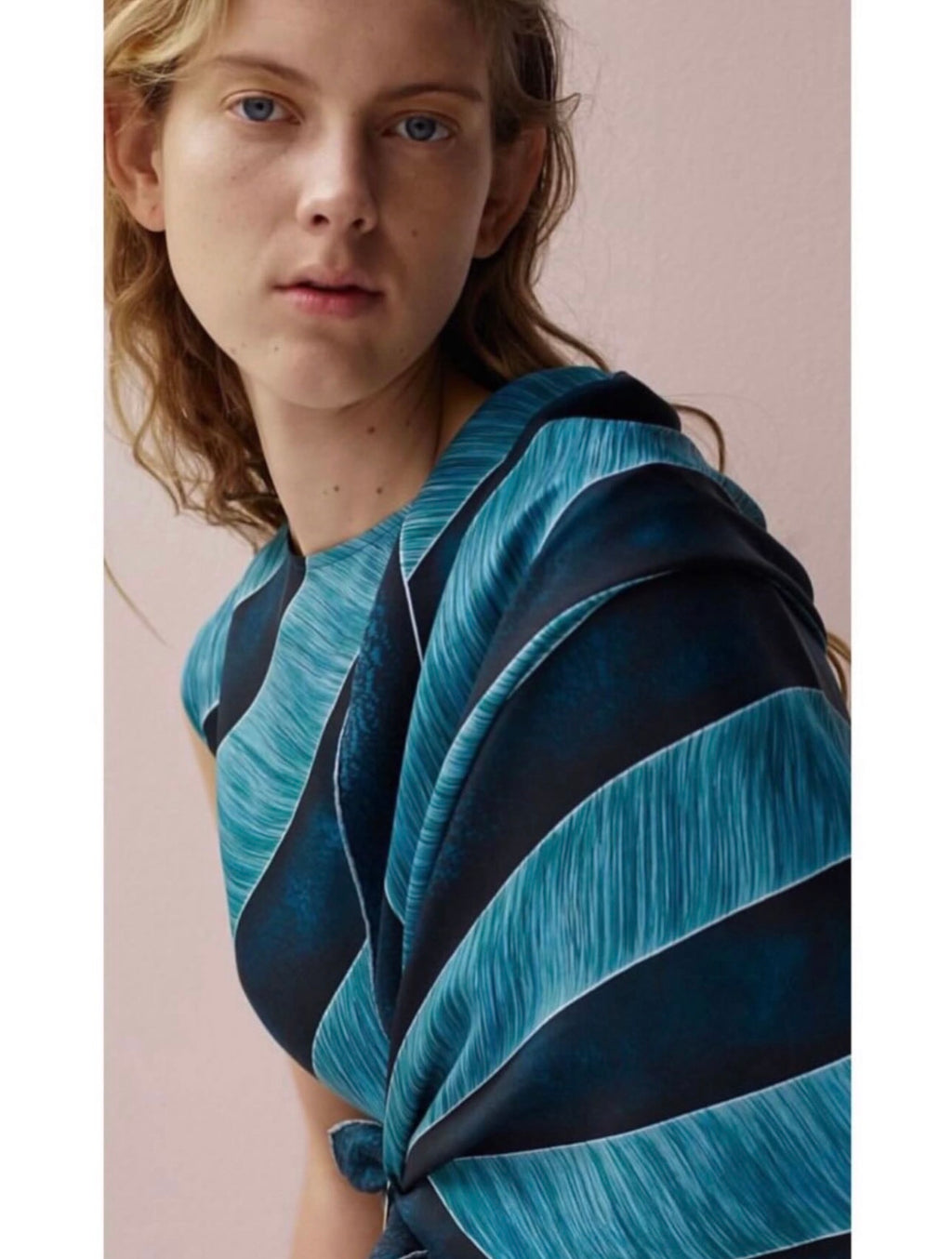 The Ad Campaign Silk Foulard Top