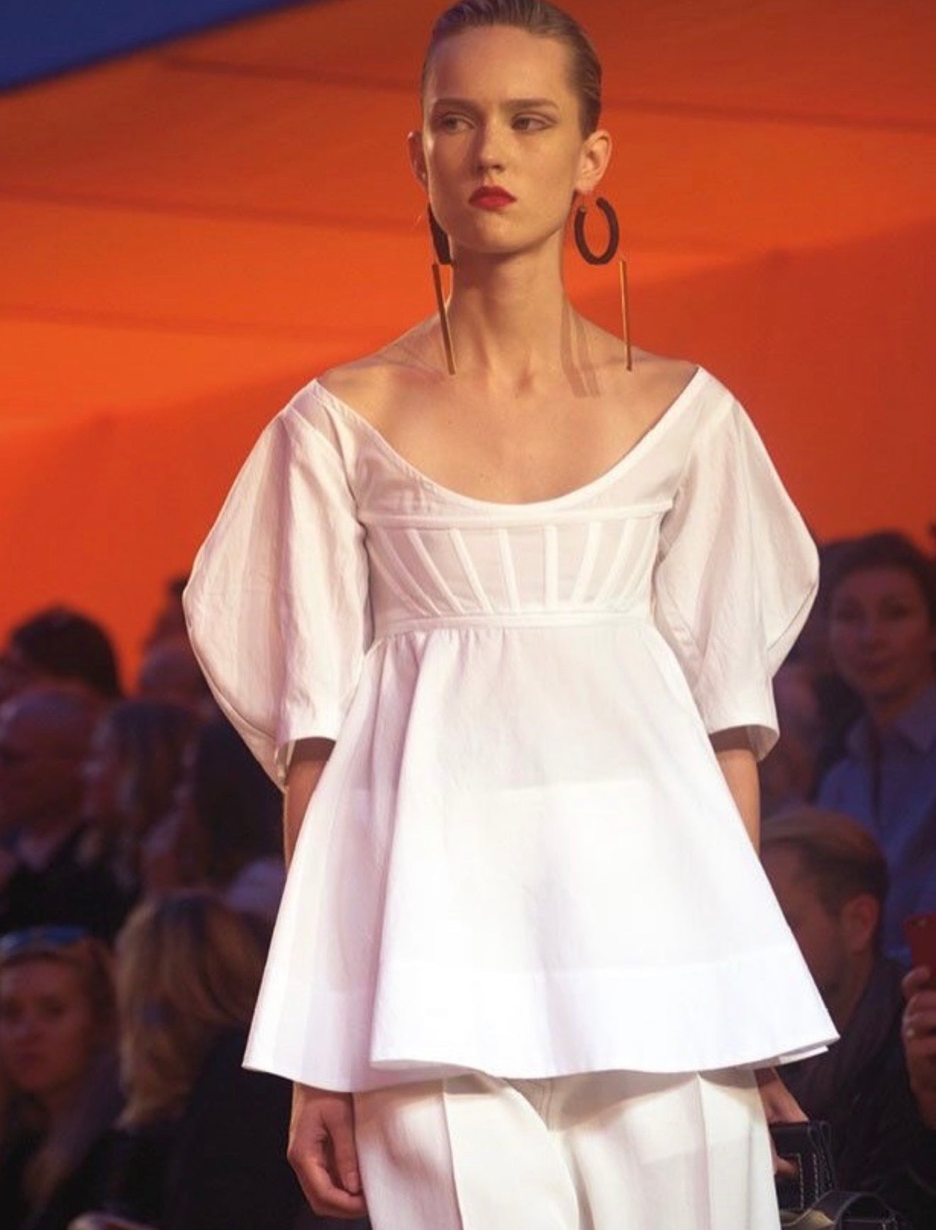 The White Corset Top