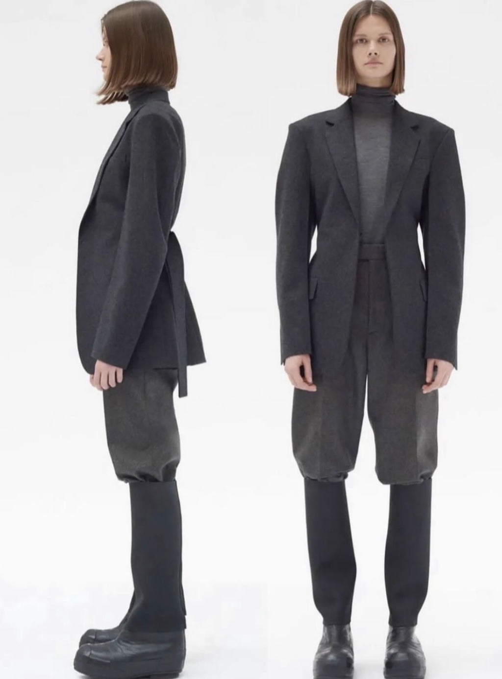 The Anthracite Belted Jacket