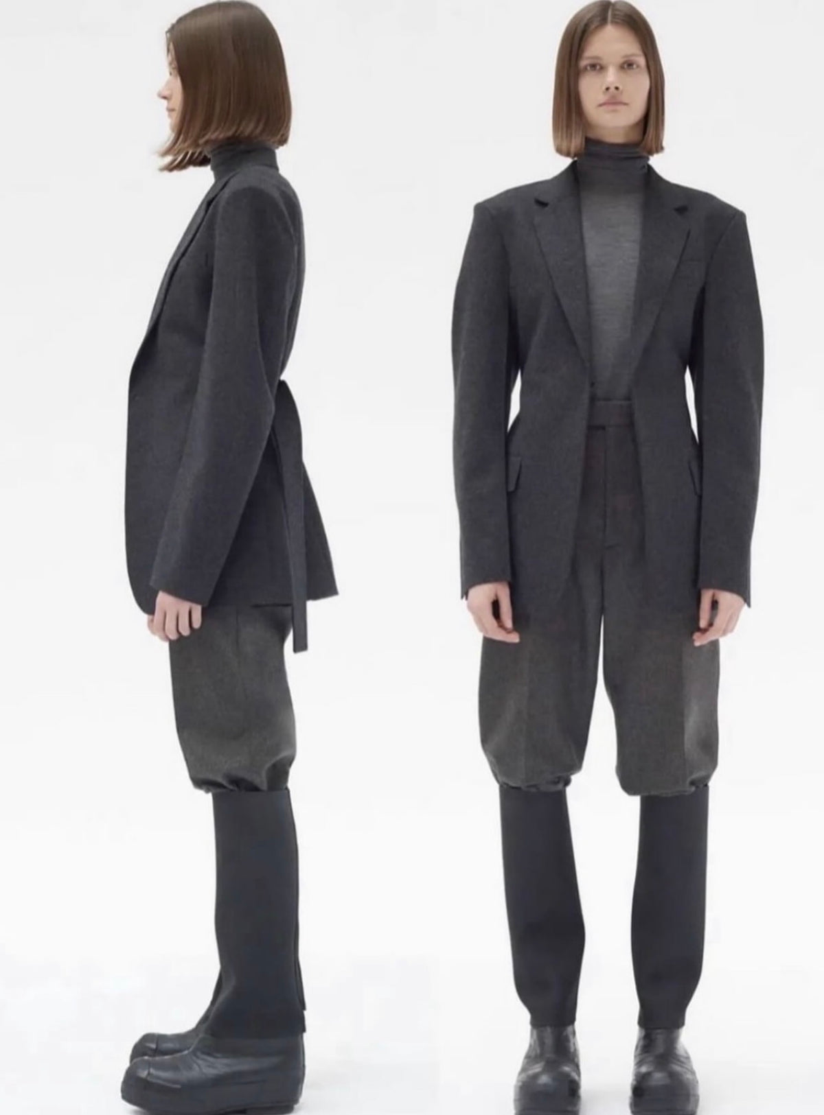 The Anthracite Belted Jacket