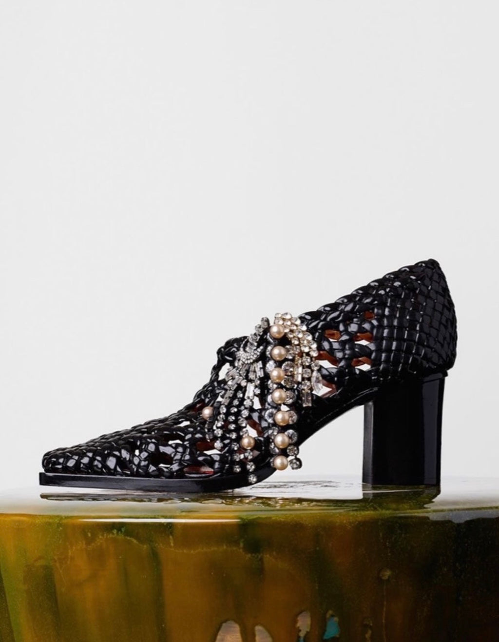 The Crystal & Pearls Jewel Pumps