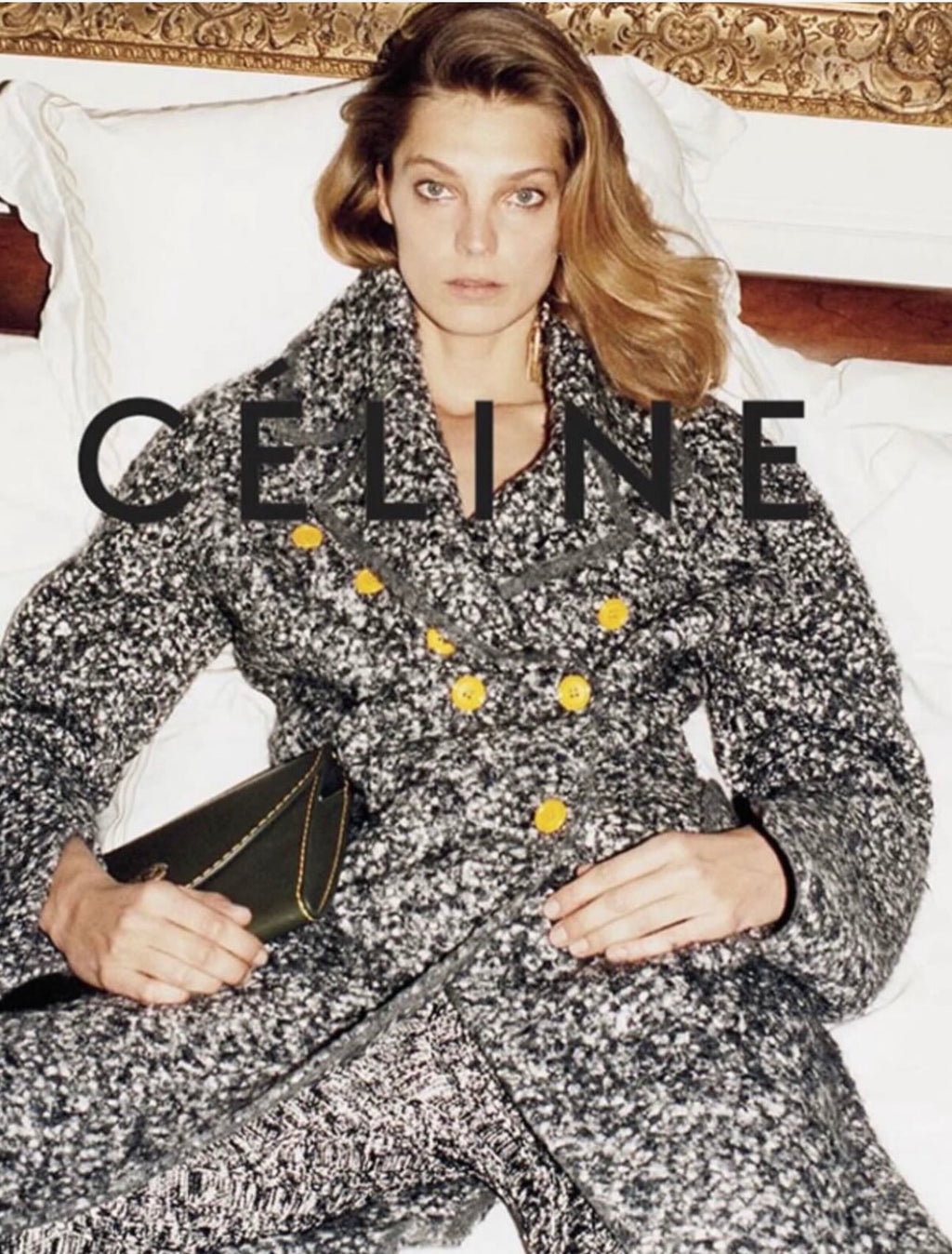 The Yellow Buttoned Ad Campaign Coat