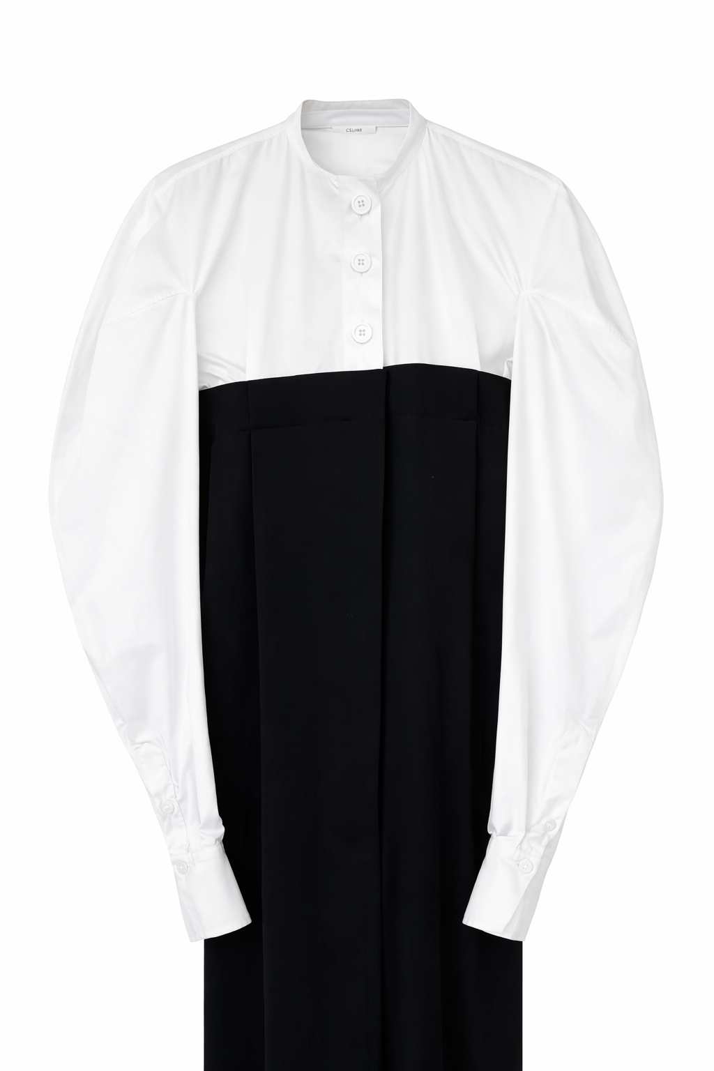The High Waist Jumpsuit with Cotton Blouse Flatlay