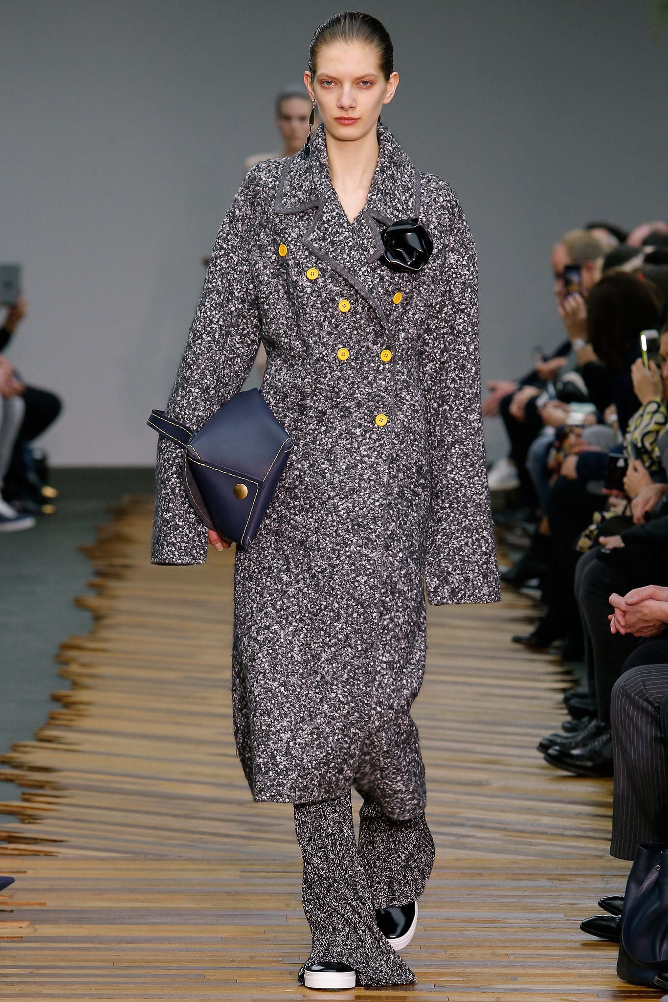 The Yellow Buttoned Ad Campaign Coat
