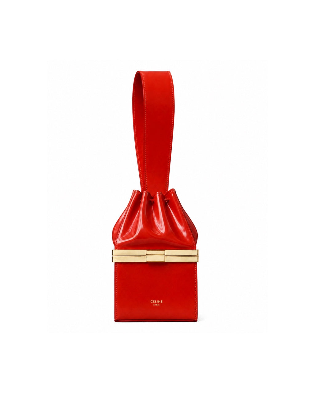 The Box Clasp Minaudiere Bag