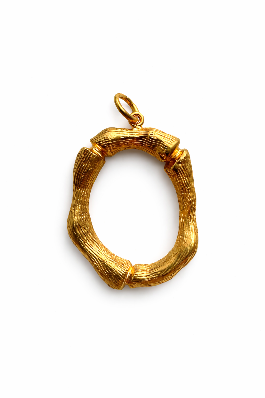 The Alphabet Brass Letter "0" Flatlay