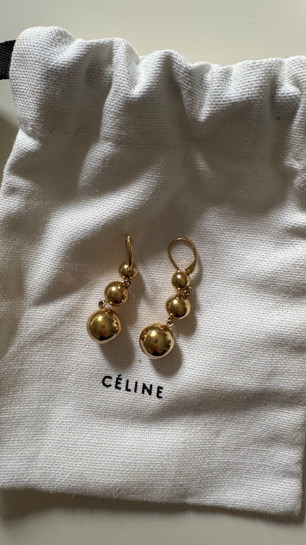 The Ad Campaign Gold Brass Earrings