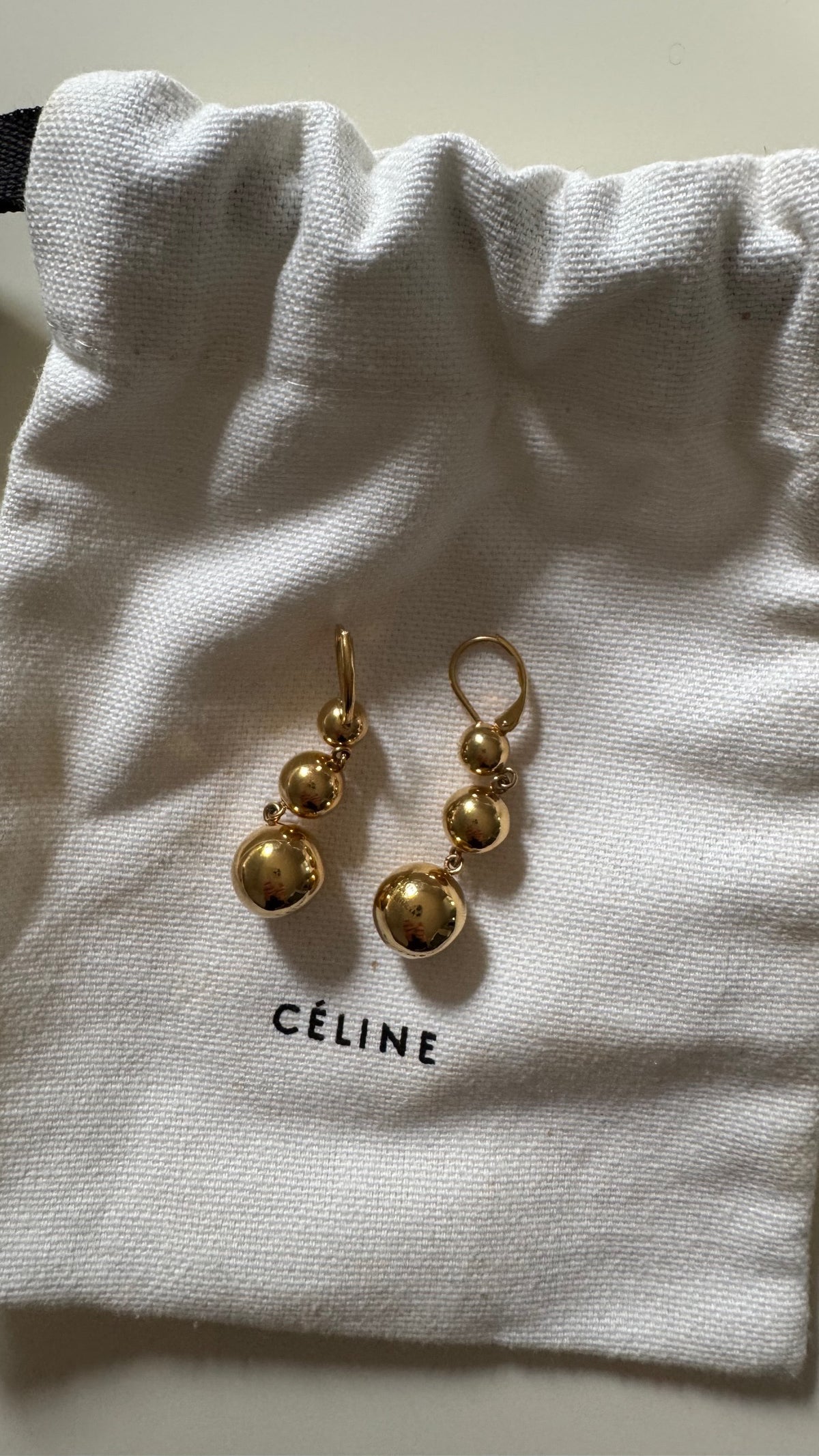 The Ad Campaign Gold Brass Earrings