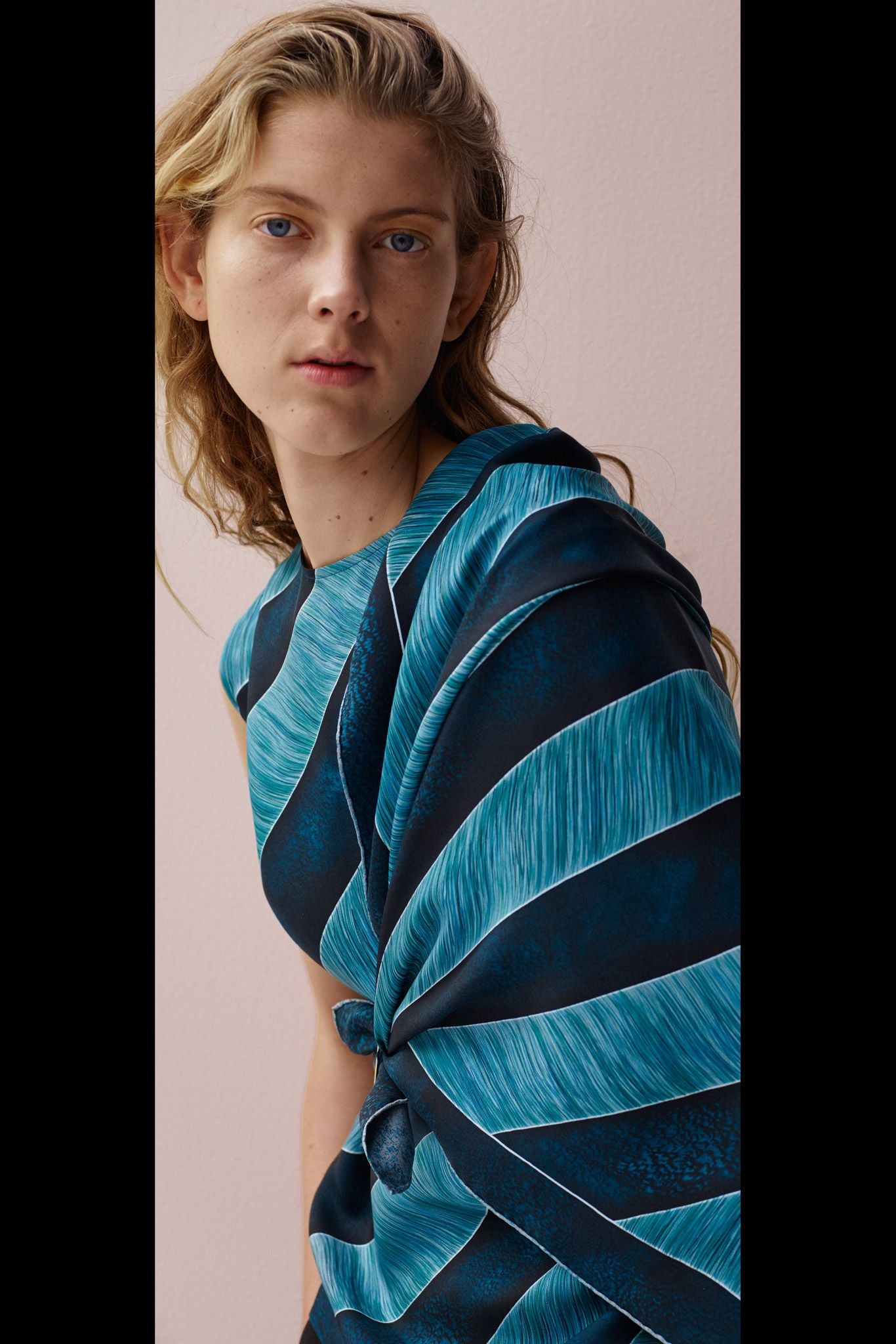 The Ad Campaign Silk Foulard Top