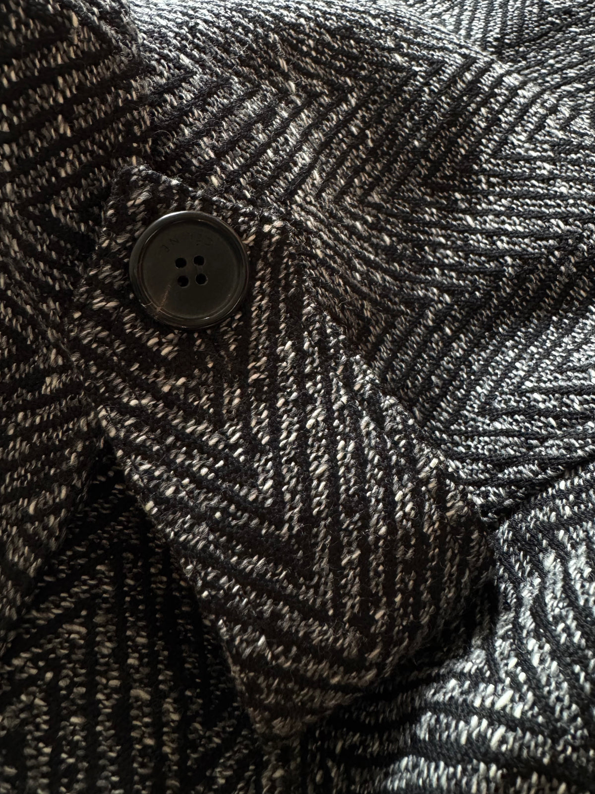 The Herringbone Wool Belted Coat