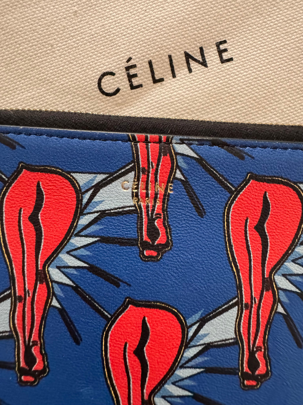 The Artist "The Legs" Print Pouch Clutch