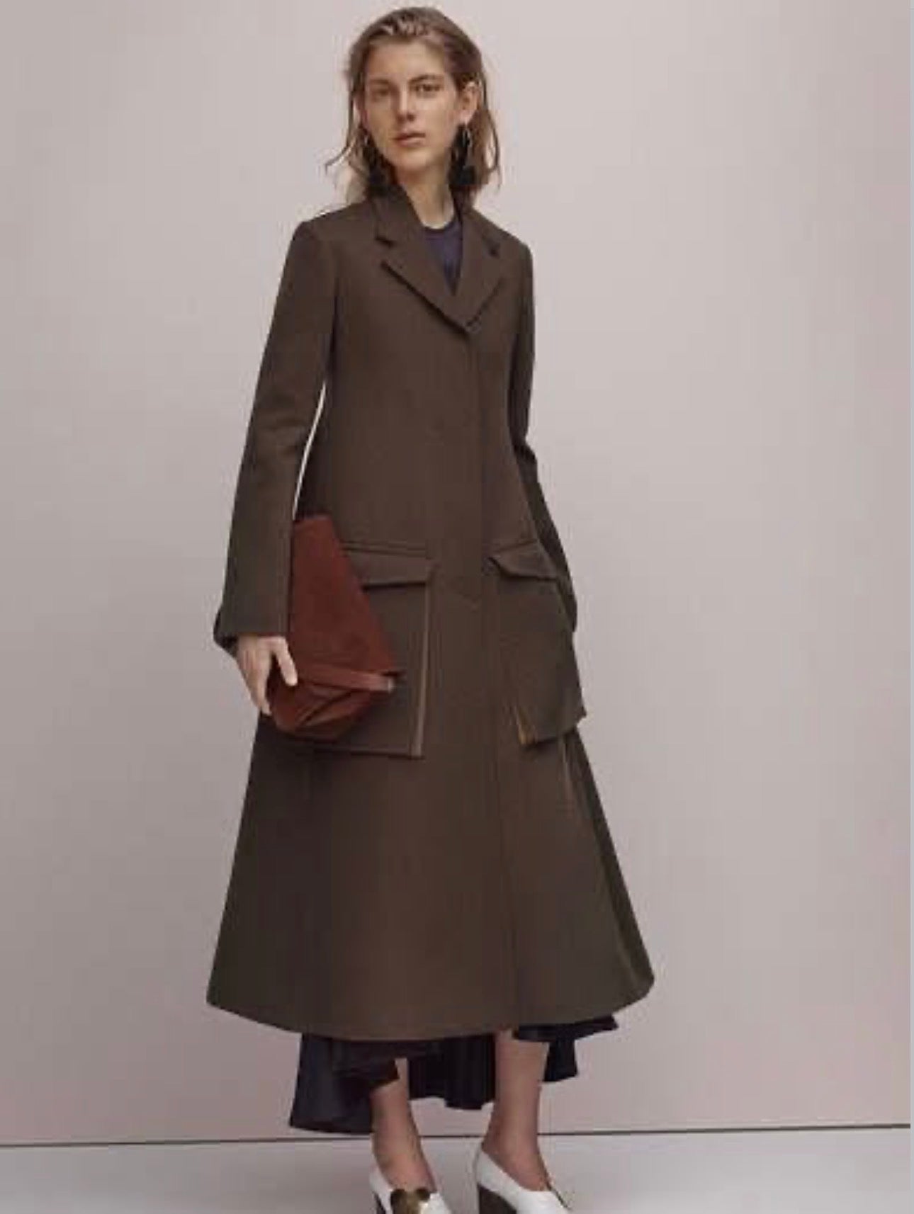 The Oak Tree Double Face Technical Wool Coat