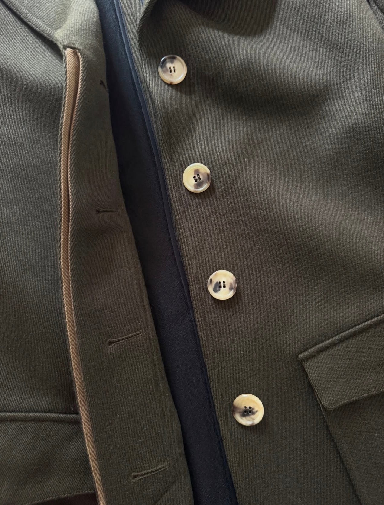 The Oak Tree Double Face Technical Wool Coat