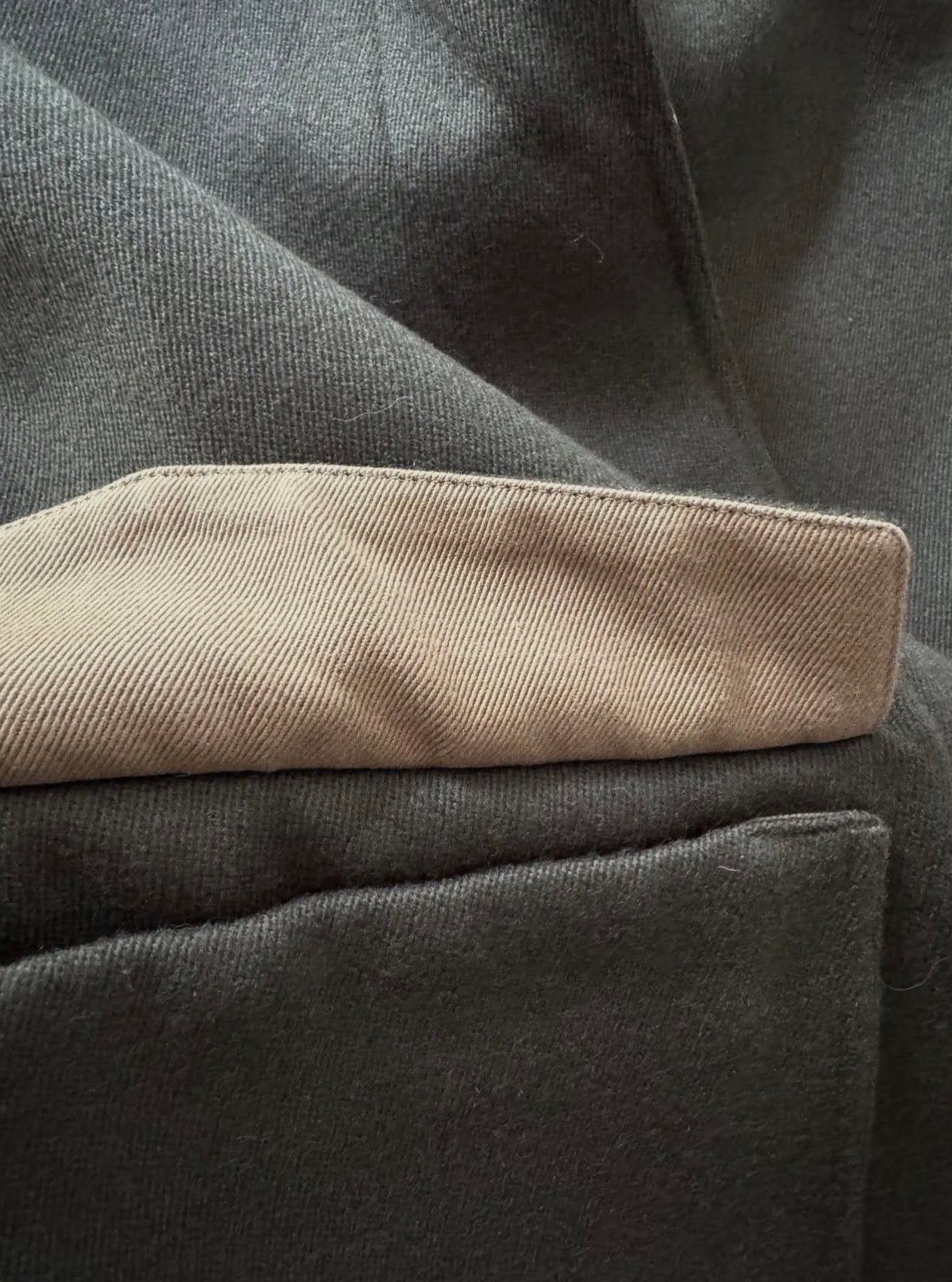 The Oak Tree Double Face Technical Wool Coat