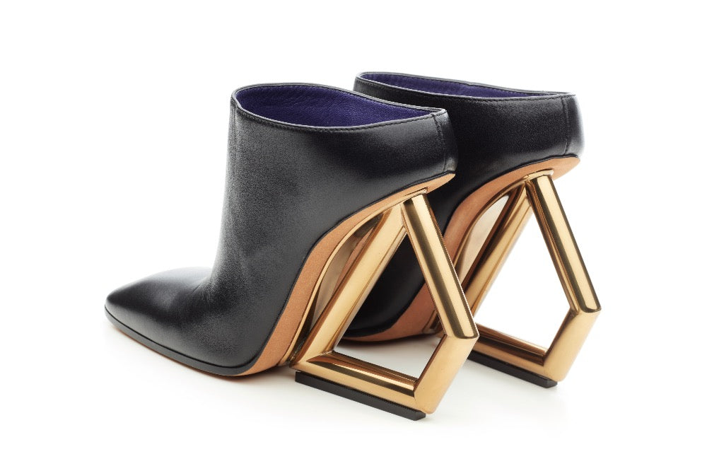 The Artsy Triangle Mules Flatlay