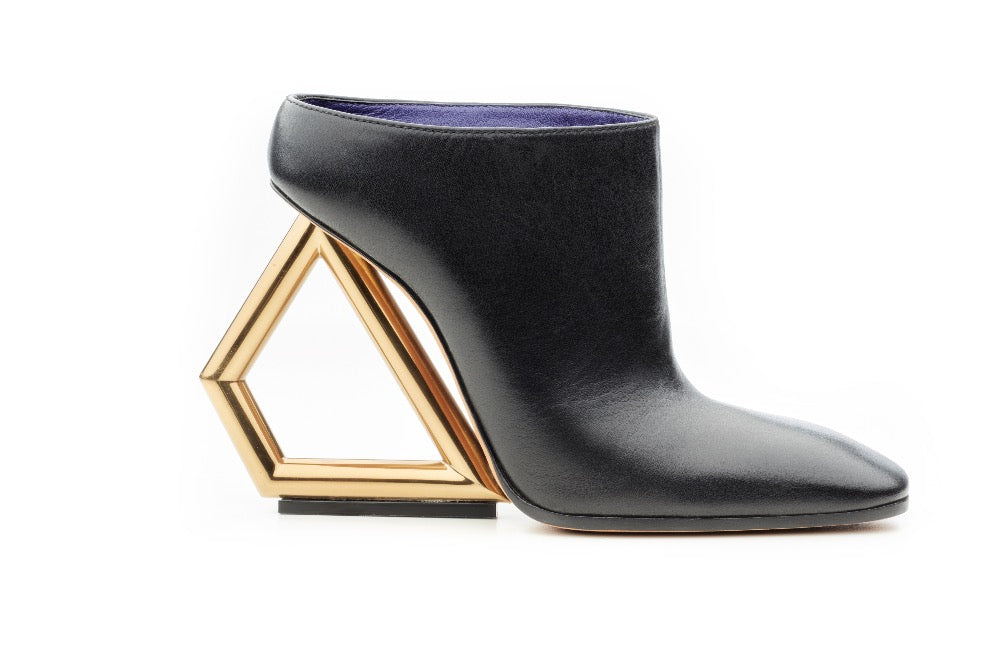 The Artsy Triangle Mules Flatlay