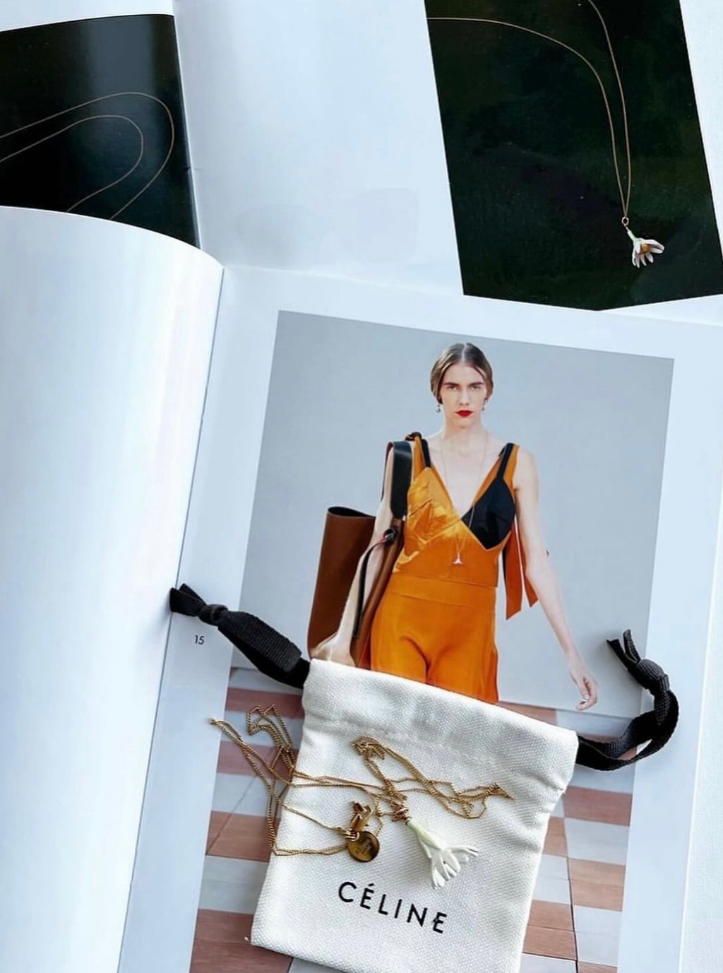 Daisy Enamelled Necklace