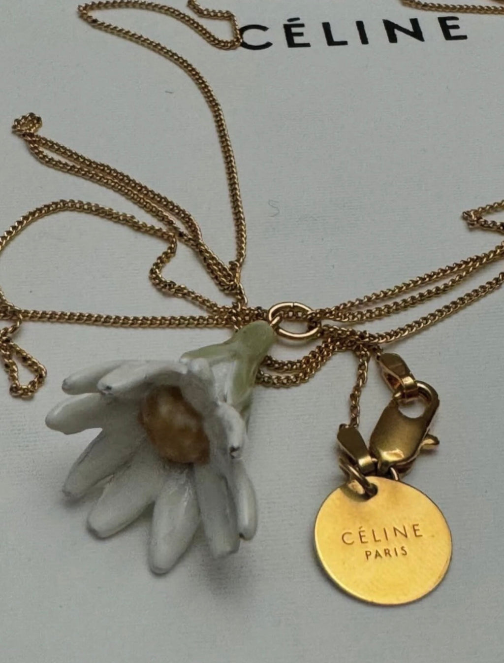 Daisy Enamelled Necklace