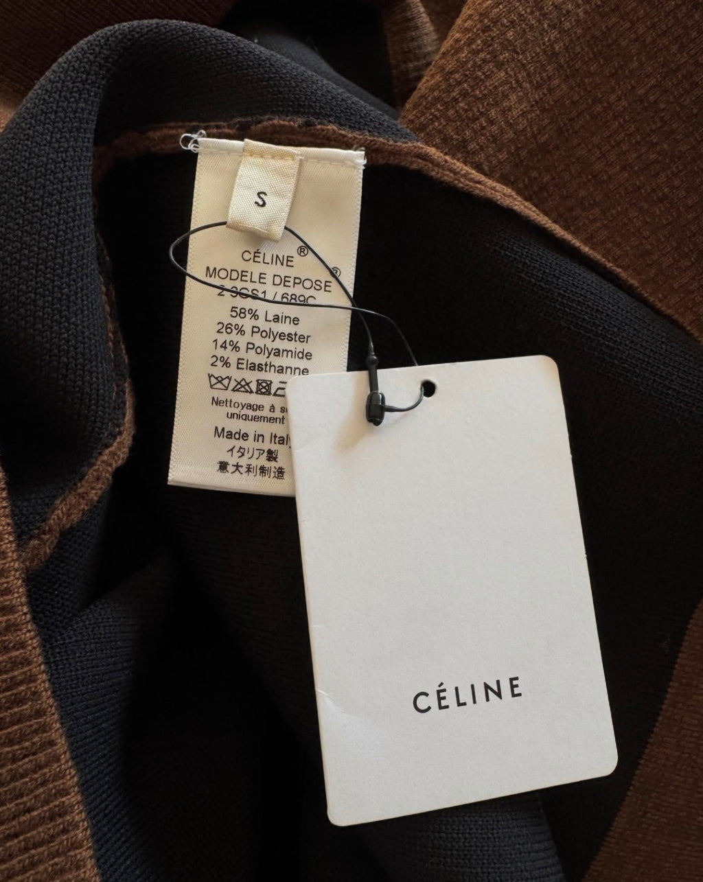 The Brown Collar Cape Top